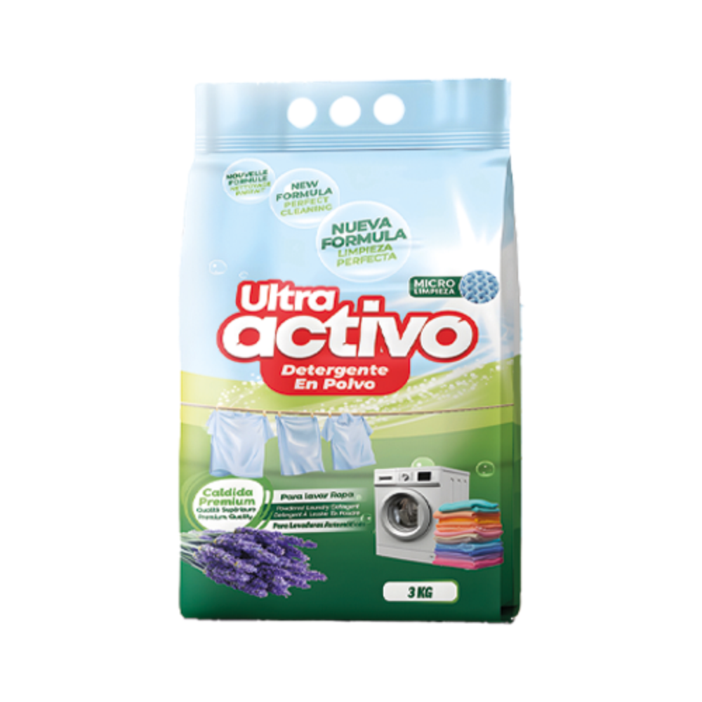 ULTRA ACTIVO POWDER DETERGENT 3 KG