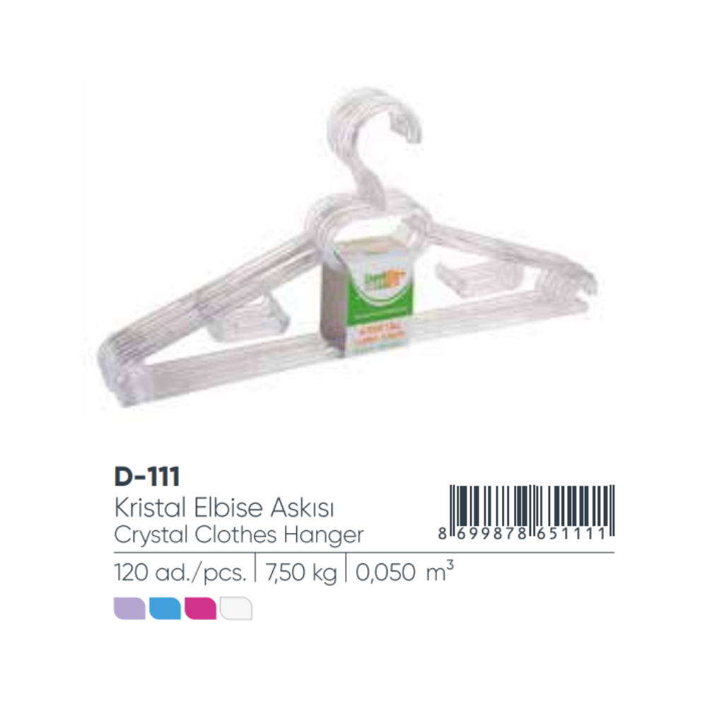 CRYSTAL CLOTHES HANGER (DZ.)