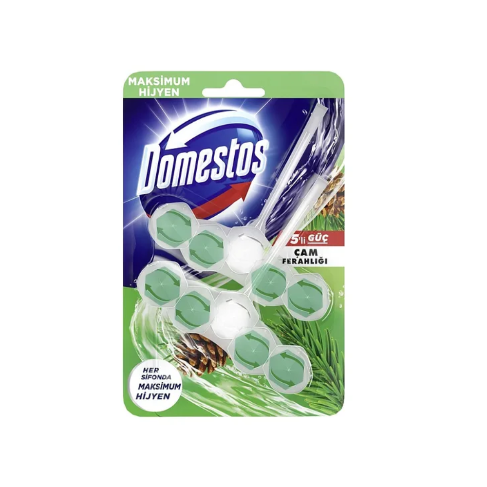 DOMESTOS WC BLOCK 5 POWER 110 GR PINE