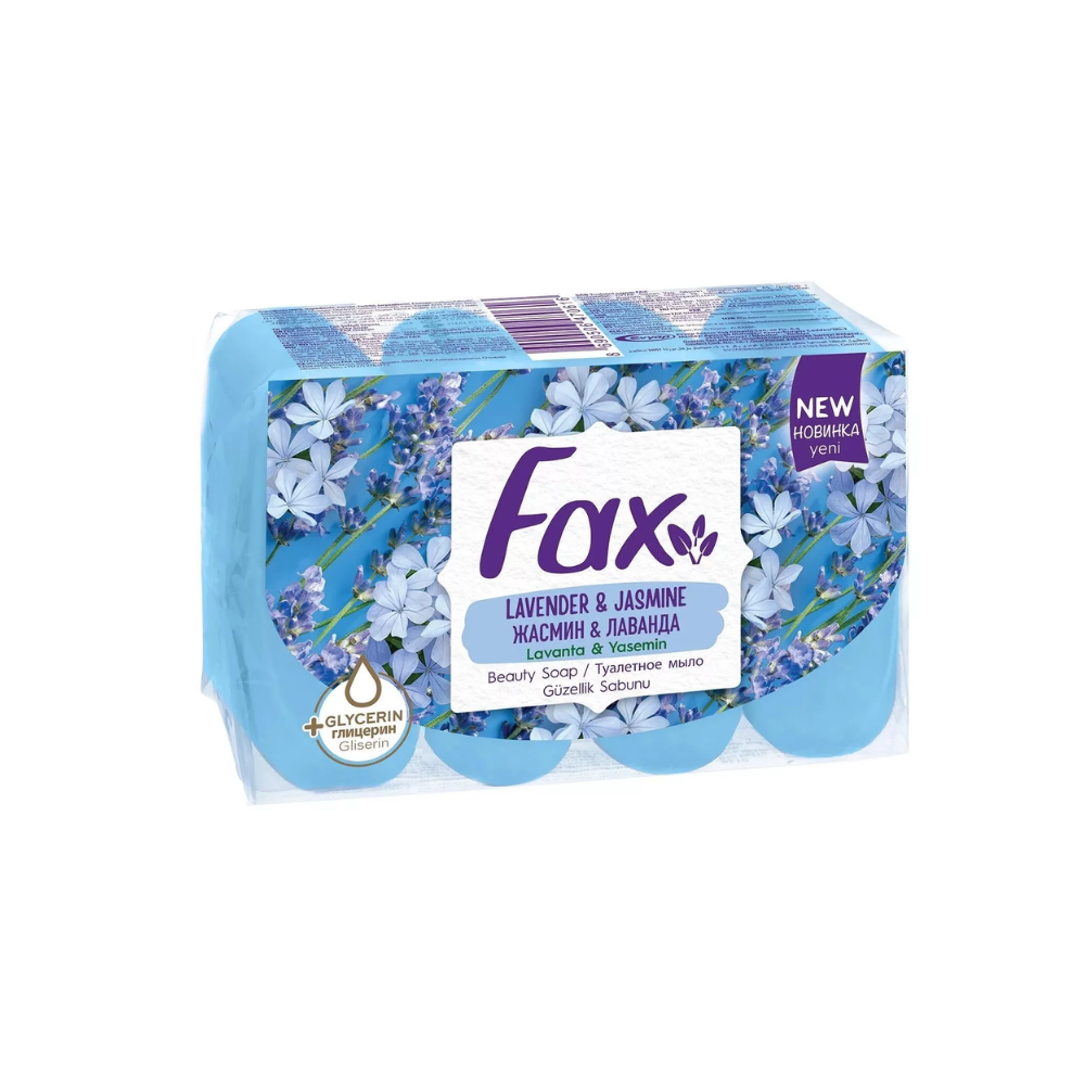 FAX BEAUTY SOAP 4X70 GR JASMINE - LAVENDER