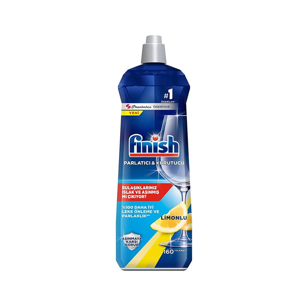 FINISH LIQUID DISH RINSE 800 ML LEMON