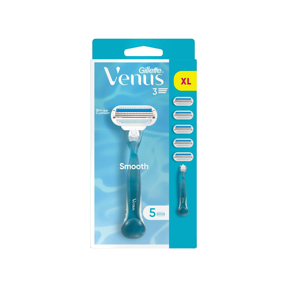 GILLETTE VENUS SMOOTH MACHINE+5 SPARE