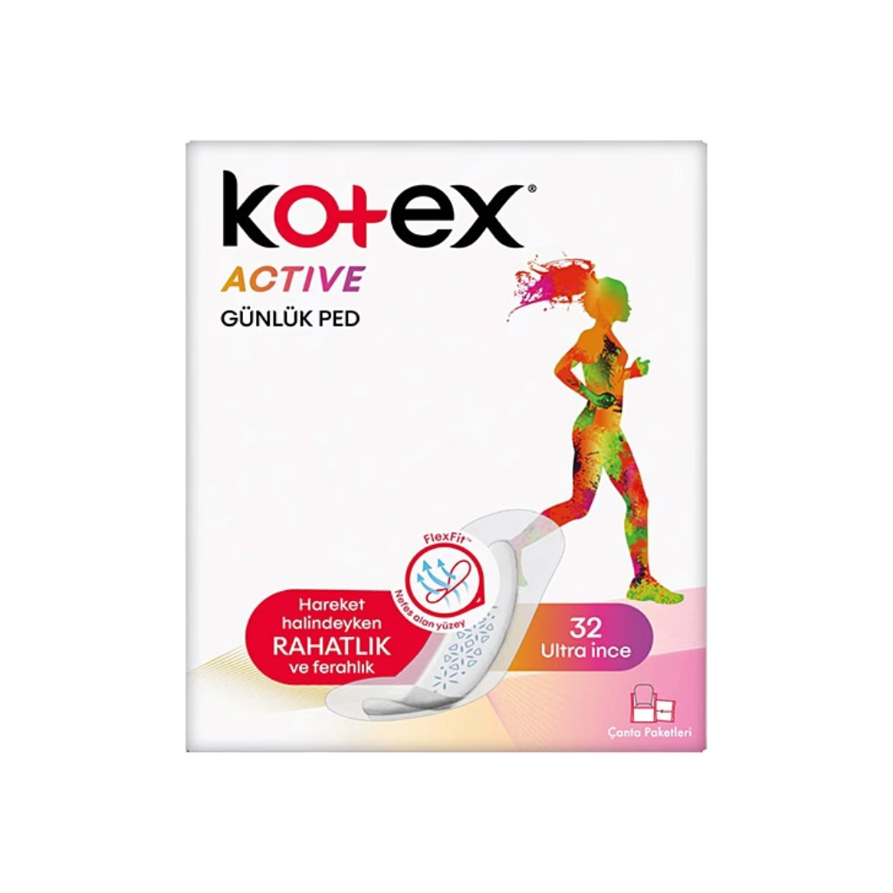 KOTEX ACTIVE DAILY PAD 32 PCS