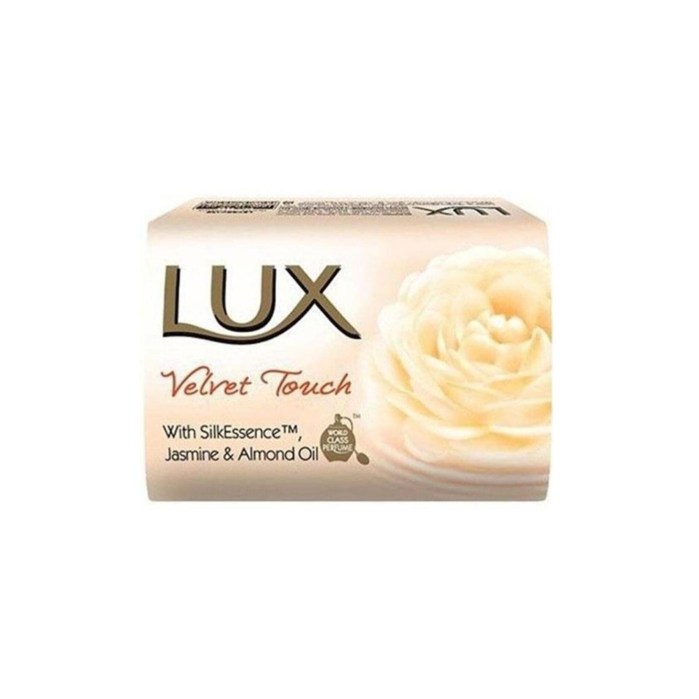 LUX BAR SOAP 80G JASMINE AND ALMOND OIL WITH A TOUCH OF VELVET