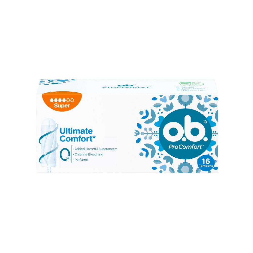 O.B TAMPONS PROCOMFOR SUPER 16 PCS