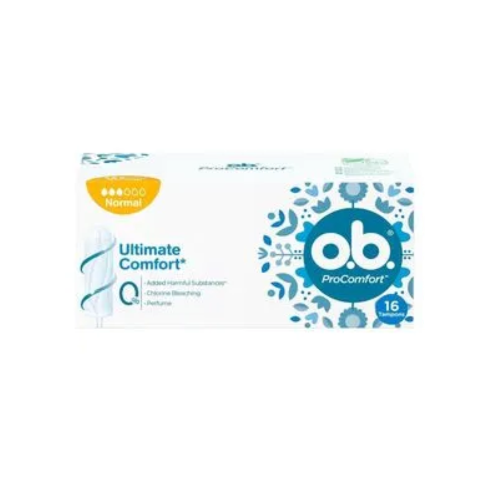 O.B. TAMPONS PROCOMFORT NORMAL 16 PCS