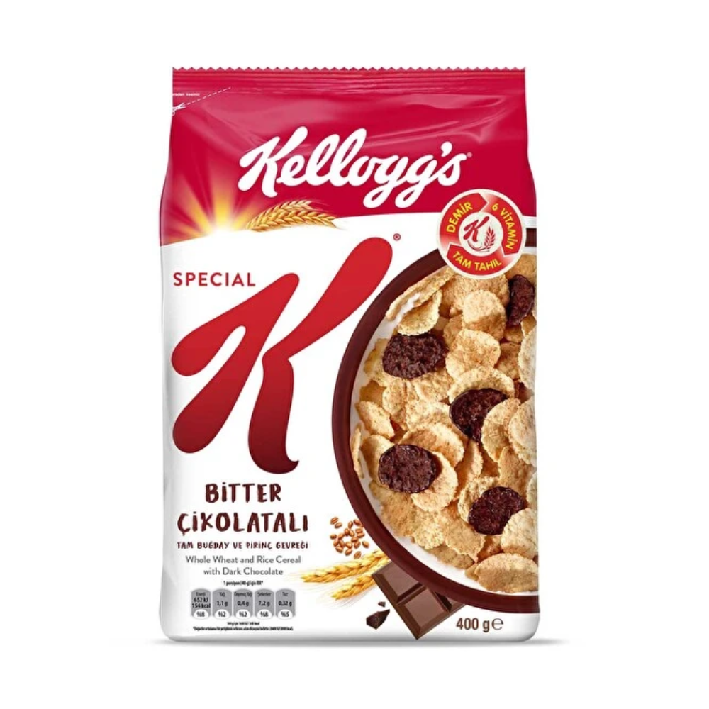 ÜLKER KELLOGG'S DARK CHOCALATE 400GR