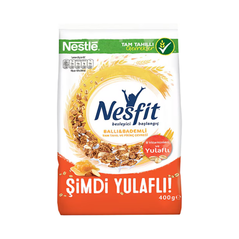 NESTLE NESFIT HONEY BADEM ALMOND CORN FLAKES 400GR