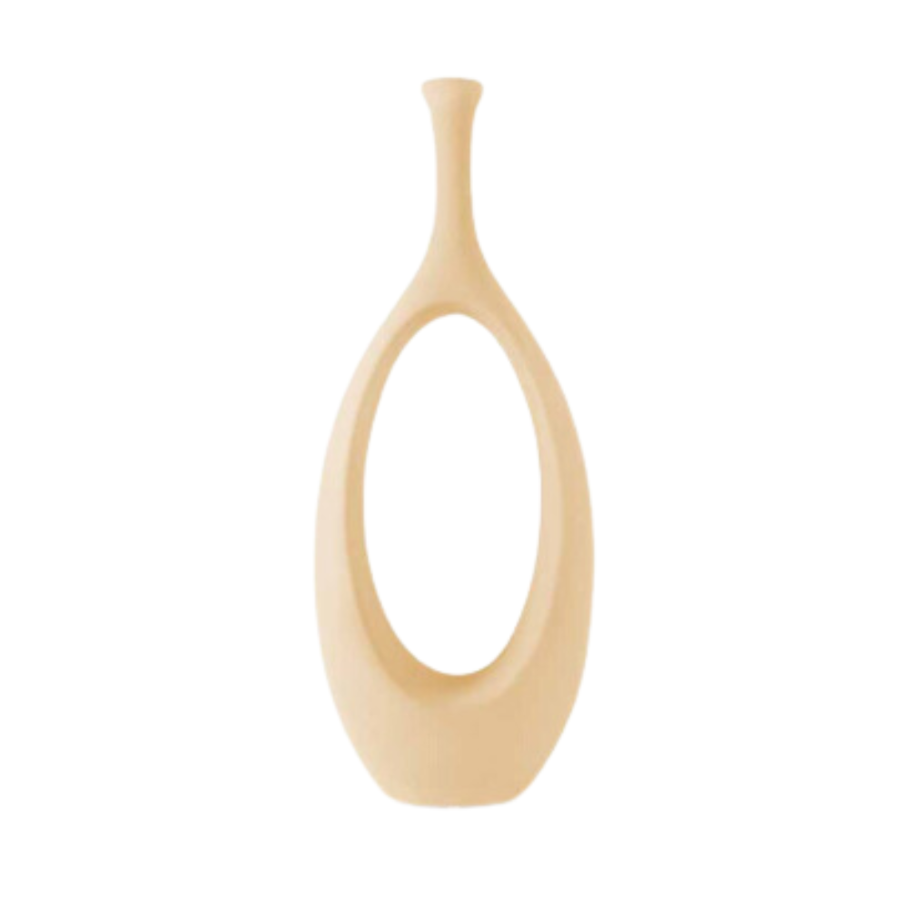 MUSTARD TROY VASE 52.5CM