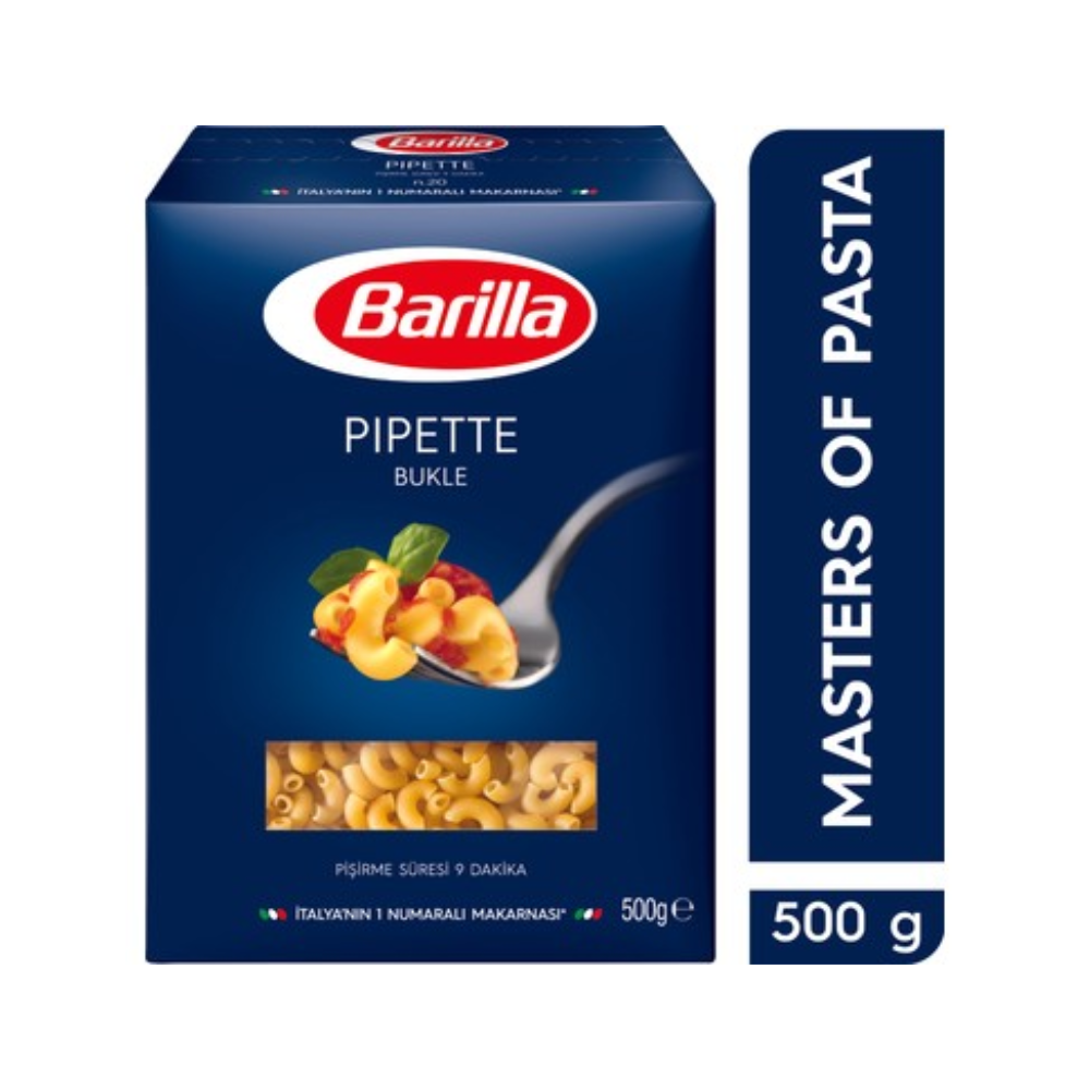 BARILLA PIPETTE 500 GR