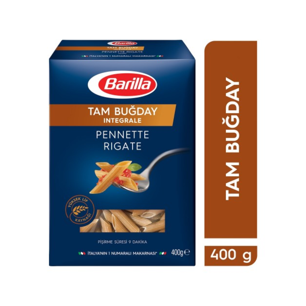 BARILLA WHOLE WHEAT INTEGRAL PENNETTE RIGATE 400 GR