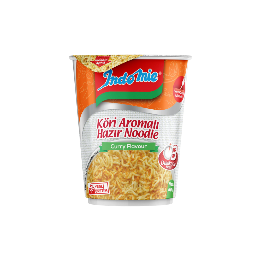 INDOMIE NOODLE CUP CURRY FLAVOUR 60 GR