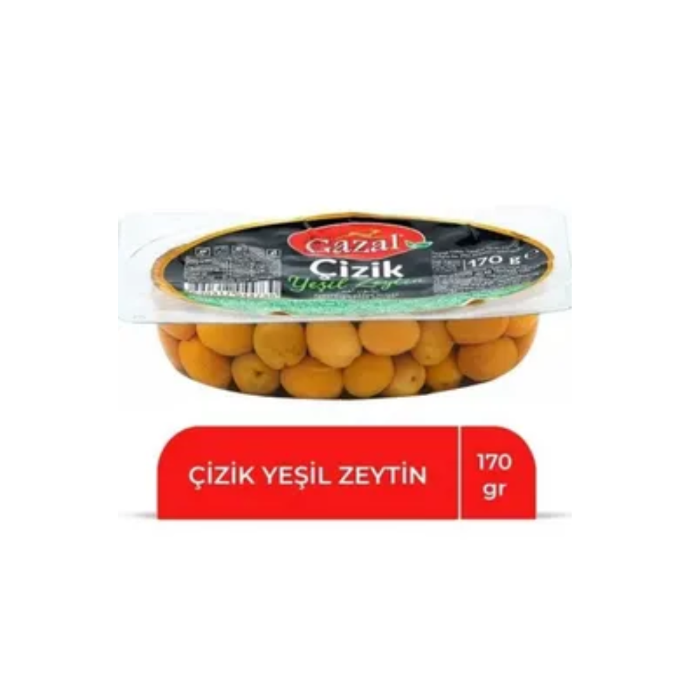 GAZAL 170 GR GREEN SCRATCHED OLİVE