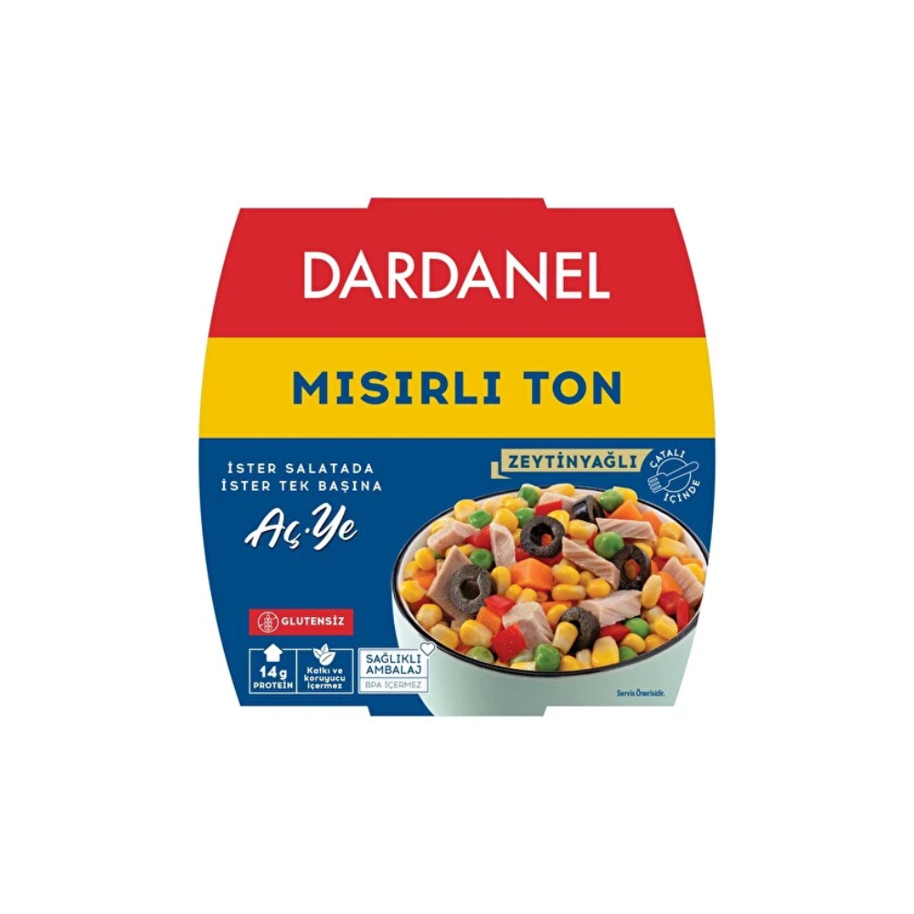 DARDANEL 160 GR TUNA WITH CORN