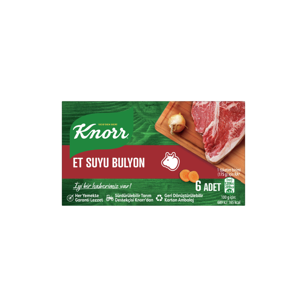 KNORR BULYON 3 LT MEAT BROTH - 6 PCS