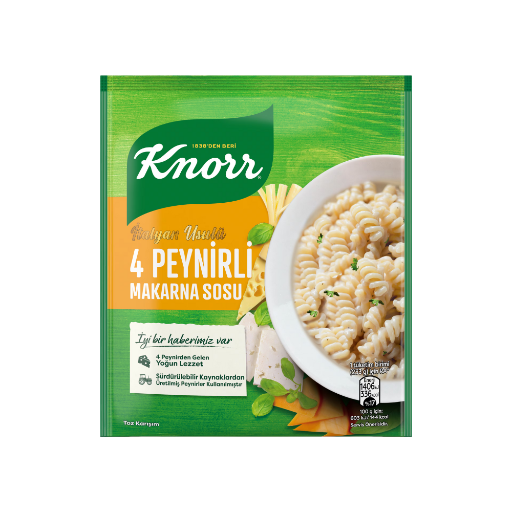 KNORR PASTA SAUCE WITH CHEESE