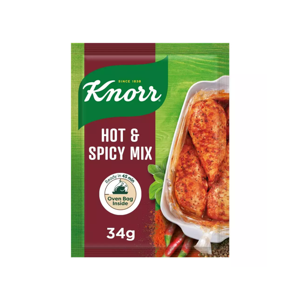 KNORR CHICKEN HOT SPICES 34 GR