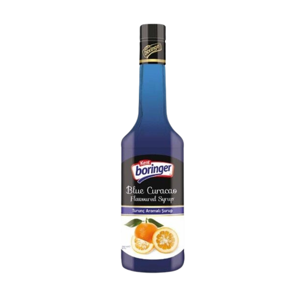 K.BORINGER BLUE CURACAO FLAVOR 700 ML