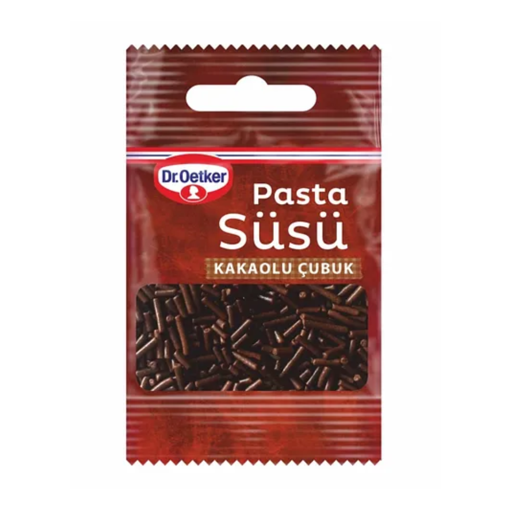 DR.OETKER DECOR PASTA COCOA ROD 10 GR