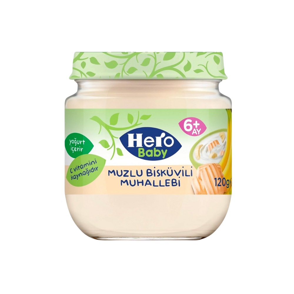 ÜLKER HERO BABY BANANA BISCUIT PUDDING 120GR