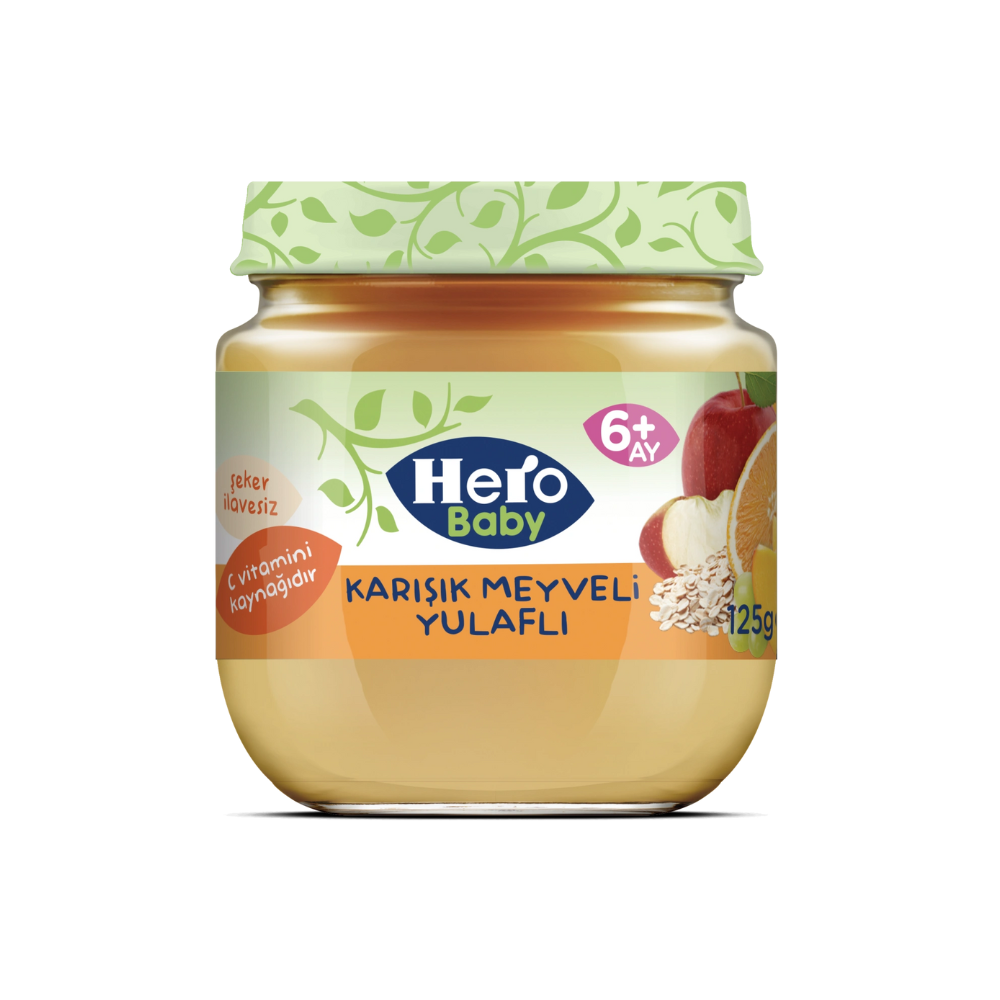 ÜLKER HERO BABY MIXED FRUIT&OAT 120GR