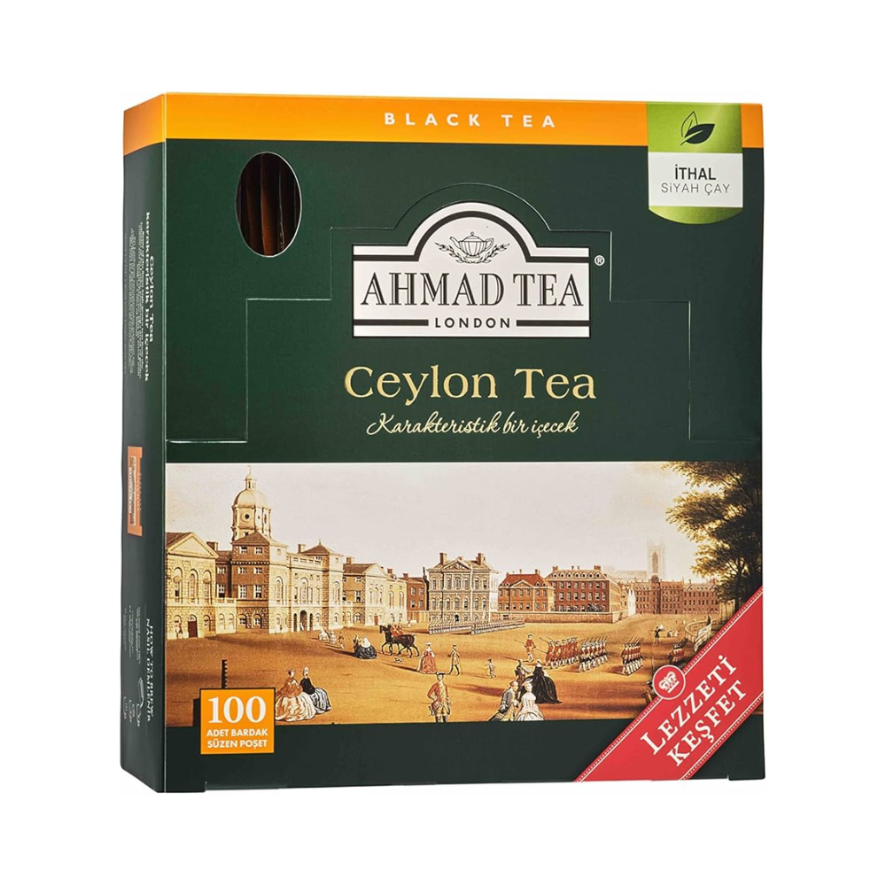 AHMAD TEA 100 PACKS CEYLON