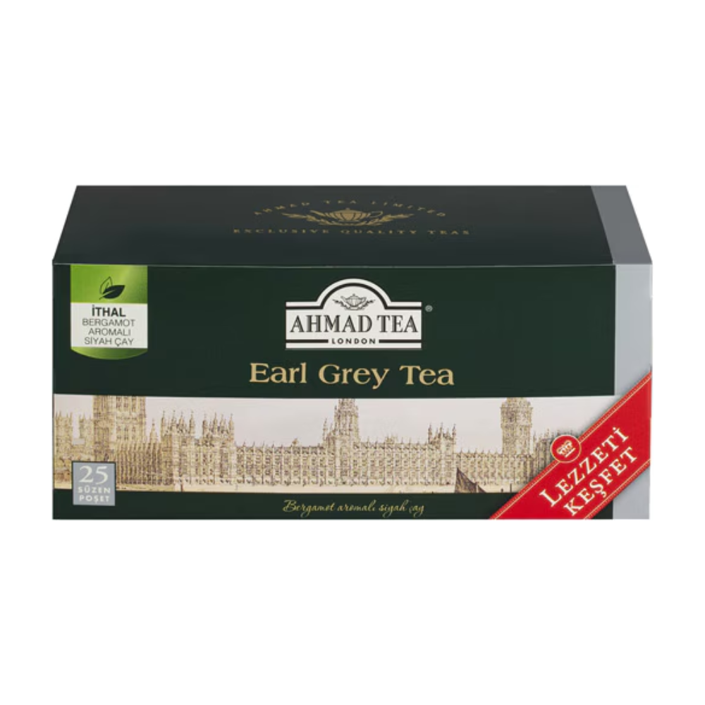 AHMAD TEA BAGS 25 PACK EARL GREY