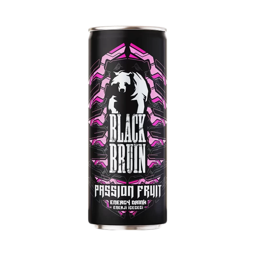 BLACK BRUIN ENERGY DRINK PASSION FRUIT 250 ML