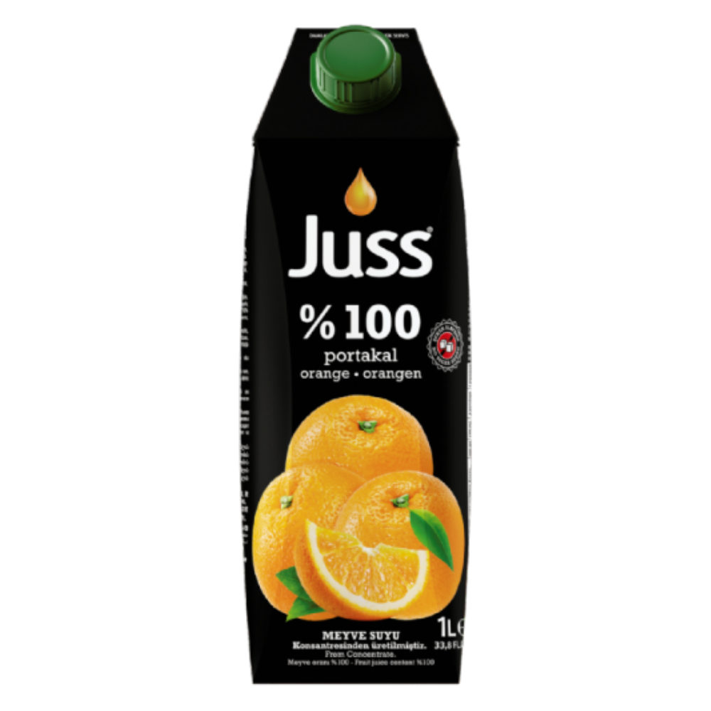 JUSS 1 LT 100% ORANGE JUICE