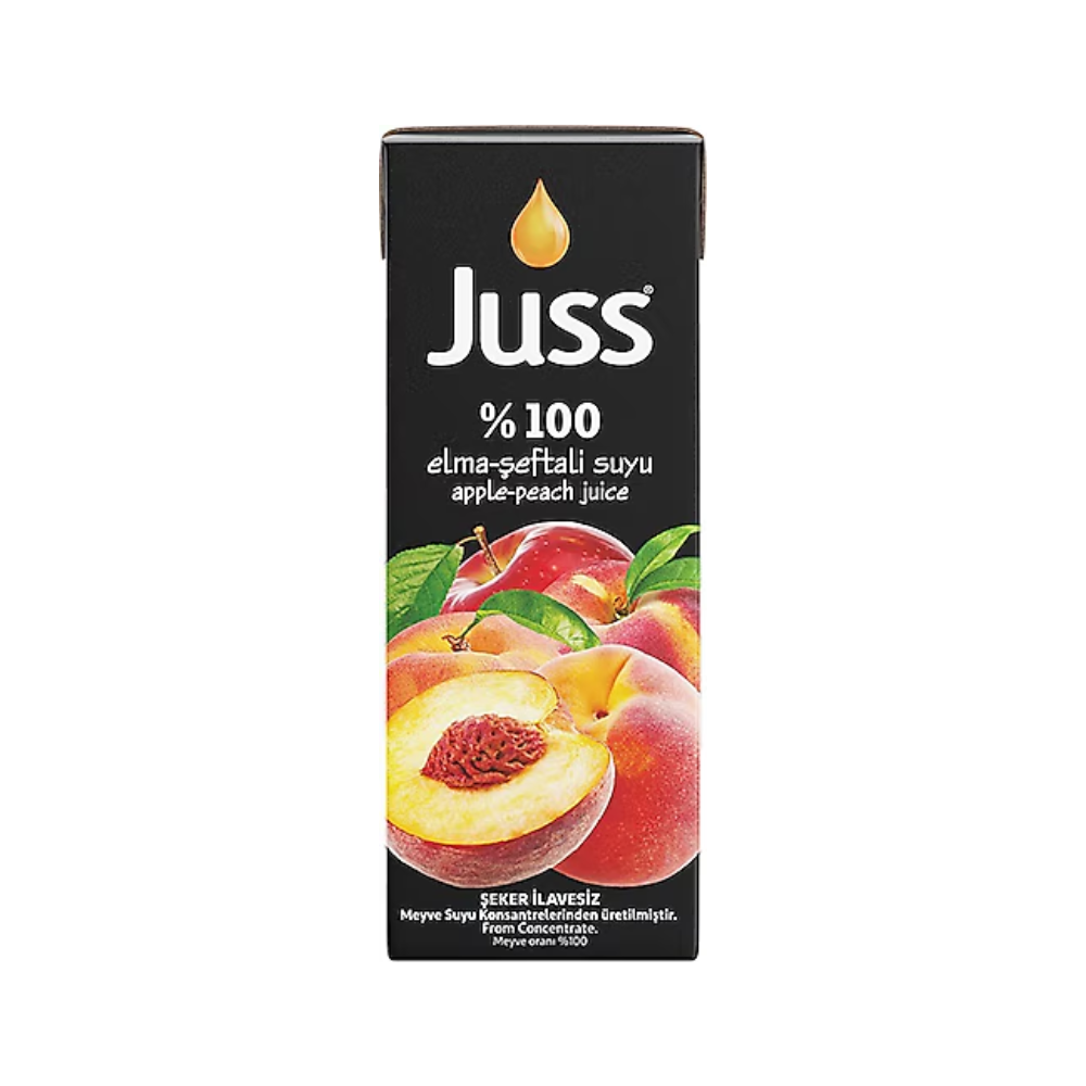 JUSS SLIM 200 ML 100% APPLE PEACH