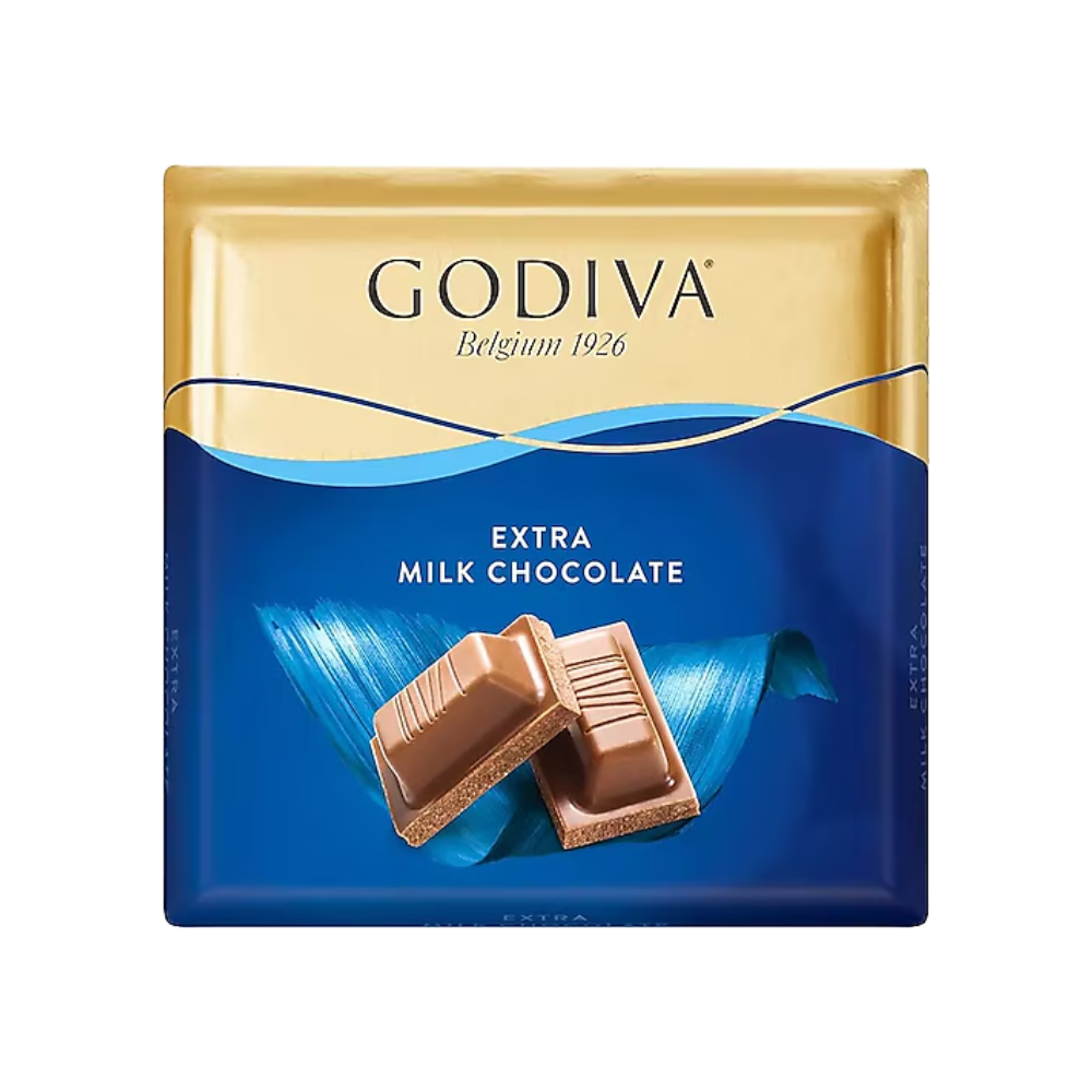 ÜLKER GODIVA EXTRA MILK CHOCOLATE SQUARE 60 GR