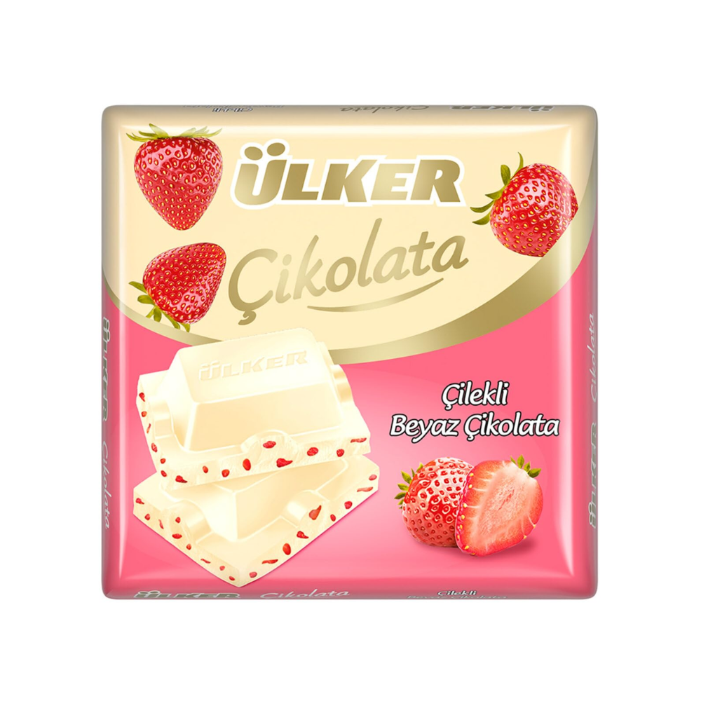 ÜLKER STRAWBERRY CHOCOLATE SQUARE 60GR