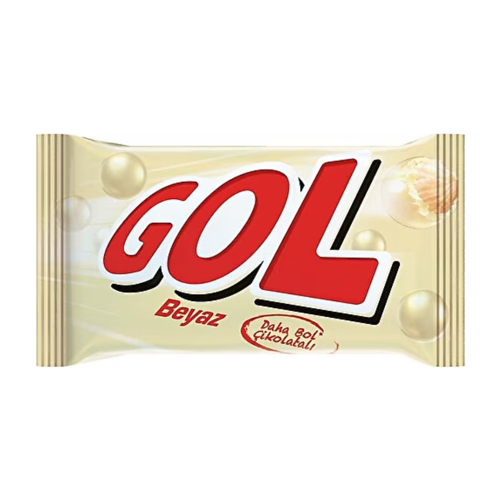 TADELLE GOL MILK CHOCOLATE COATED WHITE 33 GR