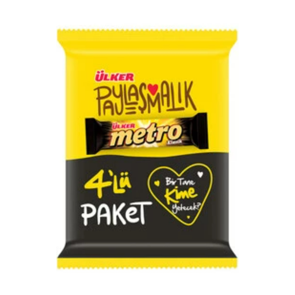 ÜLKER METRO 4 PCS 144 GR