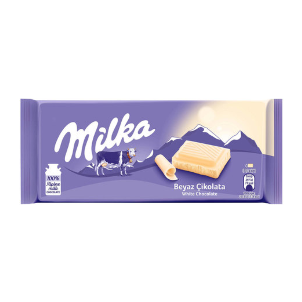 MILKA 80 GR WHITE CHOCOLATE