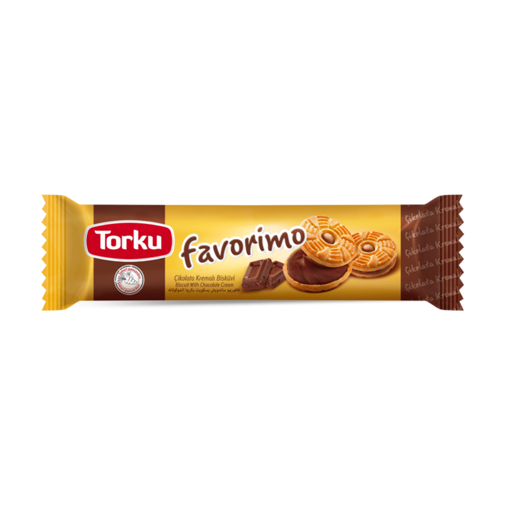 TORKU FAVORIMO CHOCOLATE CREAM BISCUIT 61 GR