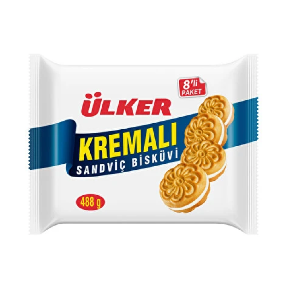 ÜLKER CREAMED BISCUIT 488 GR