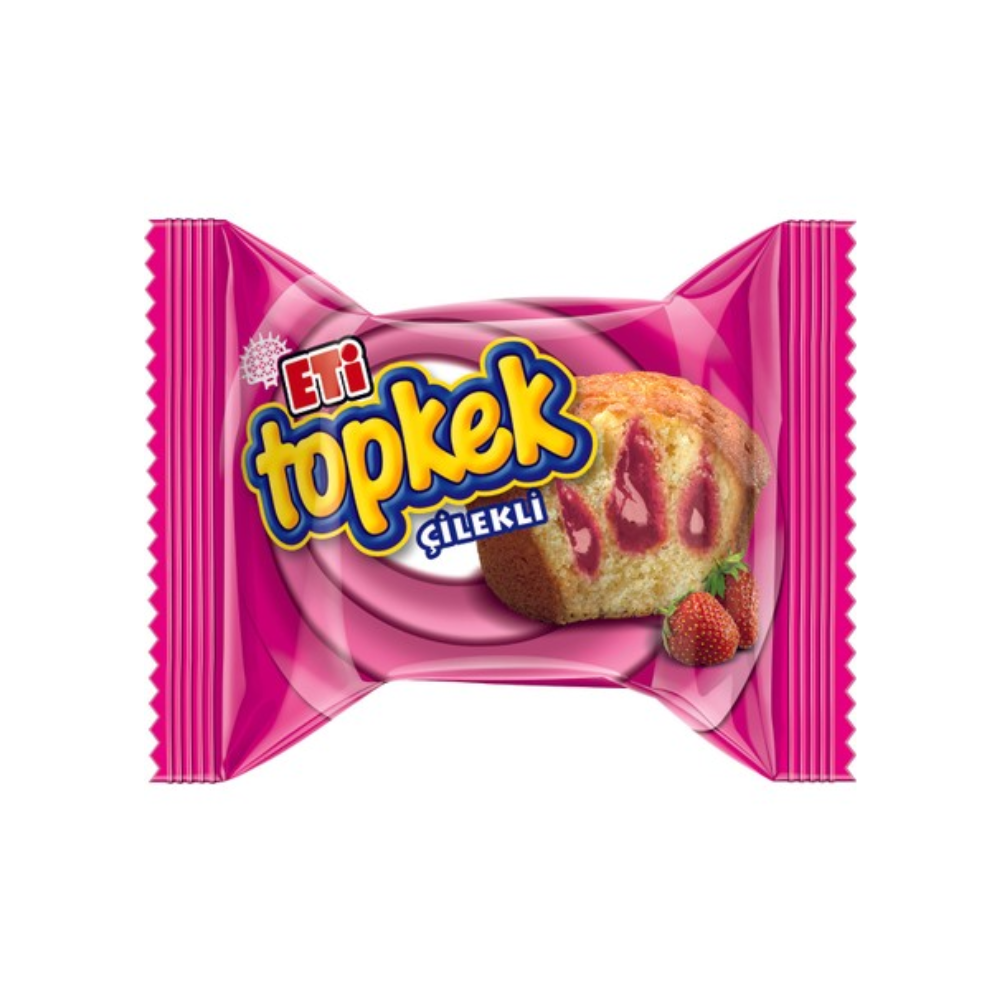 ETI TOPKEK WITH STRAWBERRY 40 GR