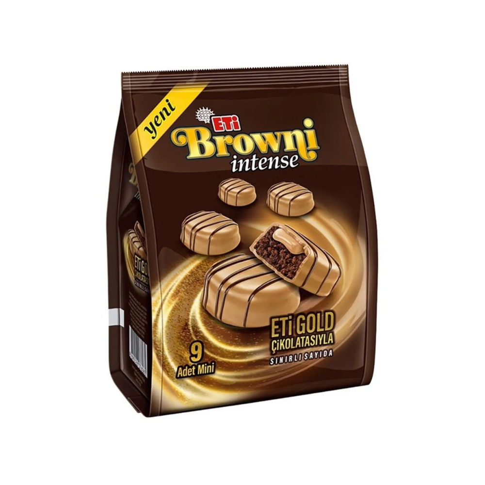 ETI BROWNI INTENSE GOLD CHOCOLATE MINI 135GR