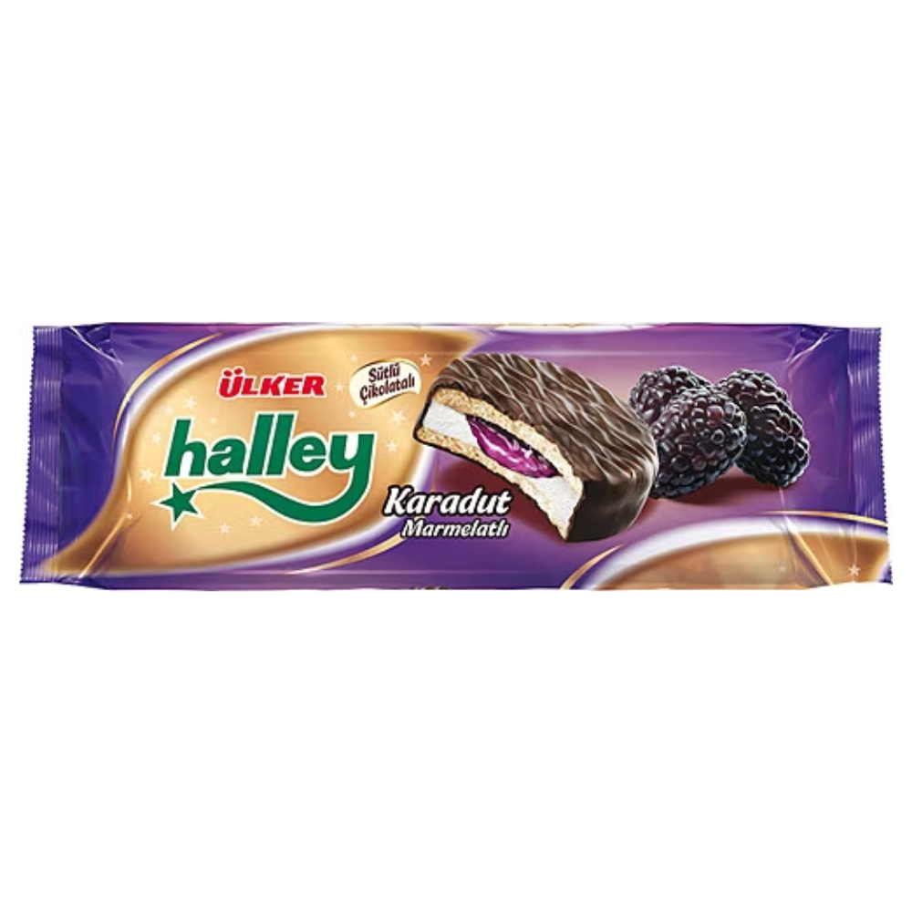 ÜLKER HALLEY BLACK MULBERRY 236 GR