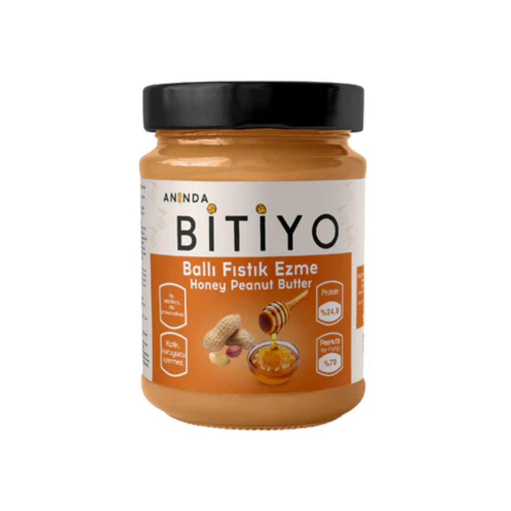 BİTİYO 325 GR SPICY HONEY PEANUT BUTTER