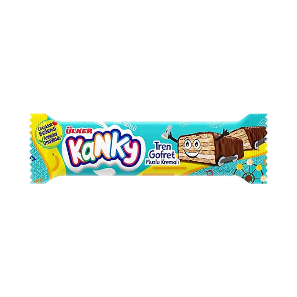 ÜLKER KANKY BANANA TRAIN WAFER 26GR