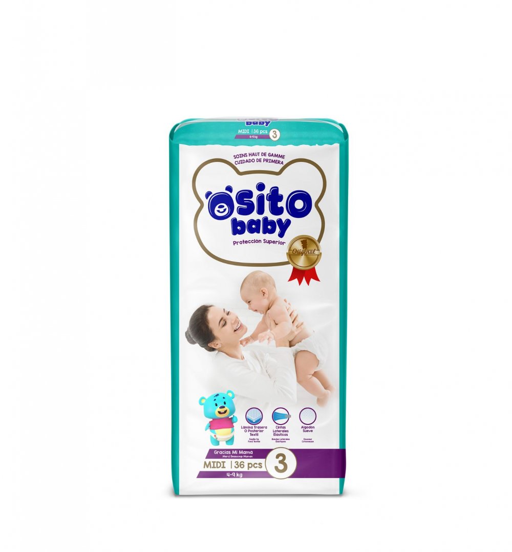 OSITO BABY MINI 4-9 KG * 36 PCS