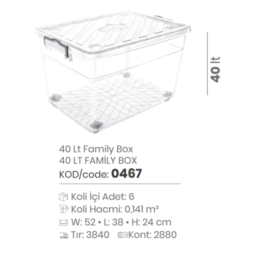 40 LT FAMILY BOX