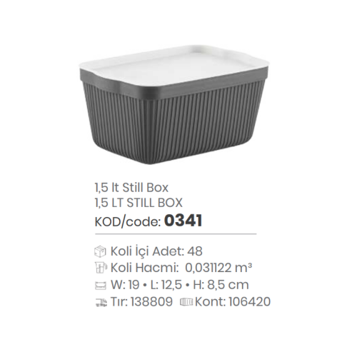 1.5 LT STİLL STORAGE BOX