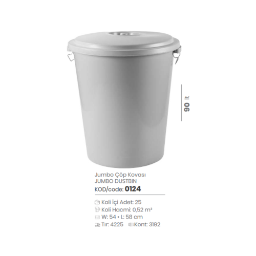 JUMBO DUSTBIN 90 LT