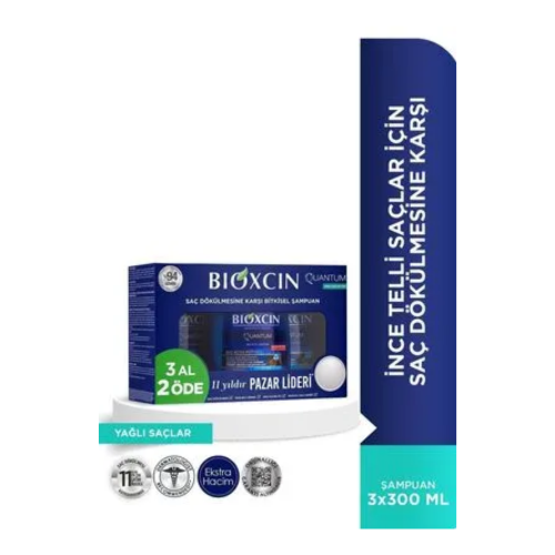 BIOXCIN SHAMPOO 3X300 ML QUANTUM Y.SACLAR