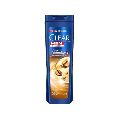 CLEAR MEN SHAMPOO 350 ML ANTI-SPILL COFFEE BEANS