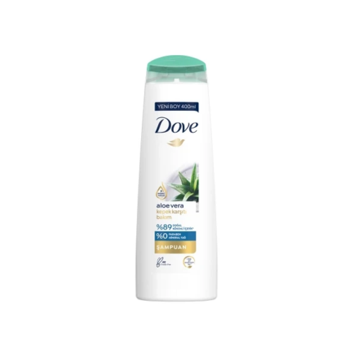 DOVE SHAMPOO 400 ML BRAN ALOE VERA