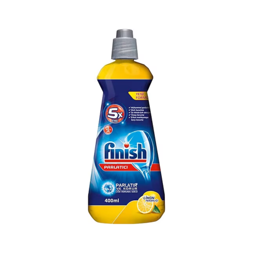 FINISH LIQUID DISH RINSE AID 400 ML LEMON